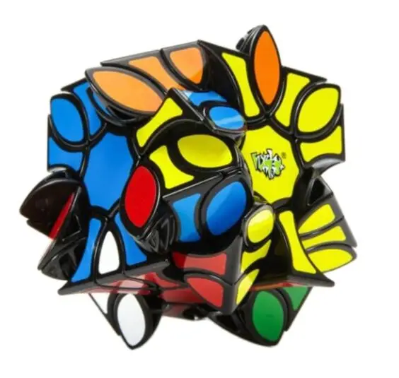 Lanlan Sunflower Magic Cube 3x3 Speed magic Cubo Magico stickers  3x3x3 baby kids toys collection educational cube puzzle lanlan