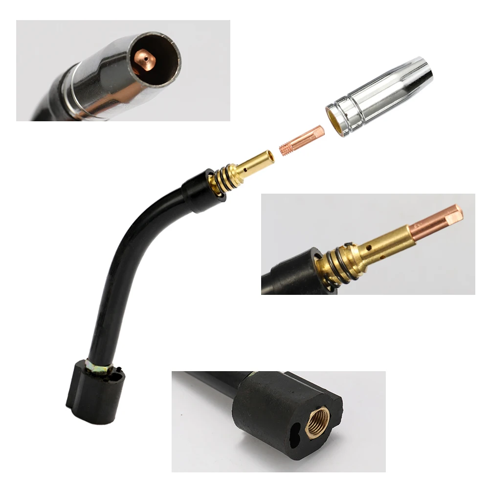 Al Plasma Saldatore Binzel 15AK Torcia di Saldatura Accessori Ugelli Punte di Contatto per Saldatura MIG Macchina 3pcs
