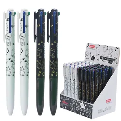 2 teile/los 4 Farben Schwarz Weiß Katze Rot Schwarz Blau Grün Kugelschreiber Schule Büro Liefern Geschenk Schreibwaren Papelaria Escolar