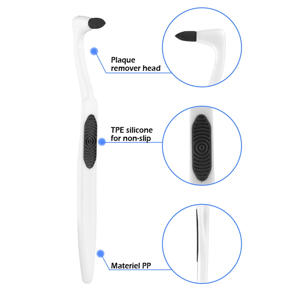 Orthodontic Toothbrush Tooth Stain Eraser Sponge Remove Tartar/Tea/ Smoke Stains Oral Care Interdental brush Teeth Whitening