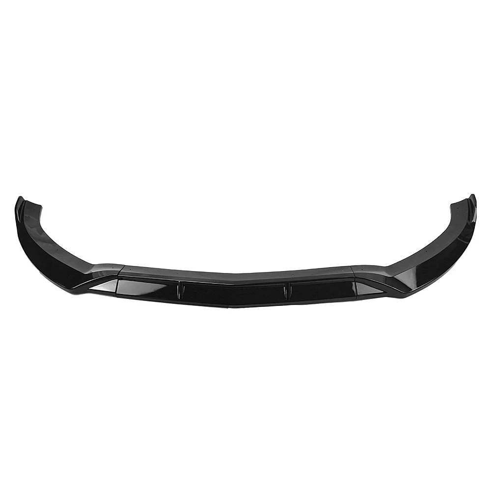 Front Spoiler Bumper Lip For Mercedes-Benz C-Class W205 Sport 2015-2018 C180 C200 C300 2016 2017 Gloss Black Lower Body Splitter