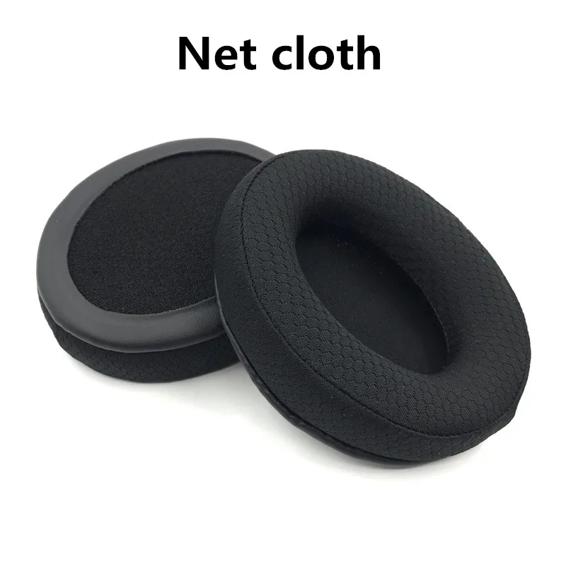 Replacement Soft Foam Ice Gel Earpads Protein Net for Kingston HyperX Cloud Mix Flight Alpha S Headphones Pad 12.24