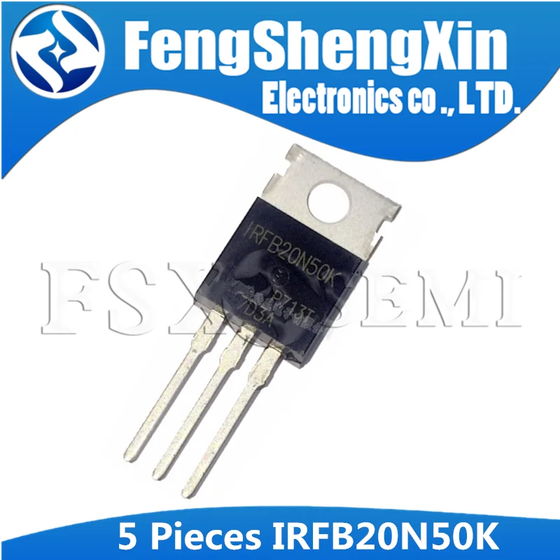 5pcs IRFB20N50K TO-220 FB20N50K TO220 IRFB20N50 20N50   Power MOSFET