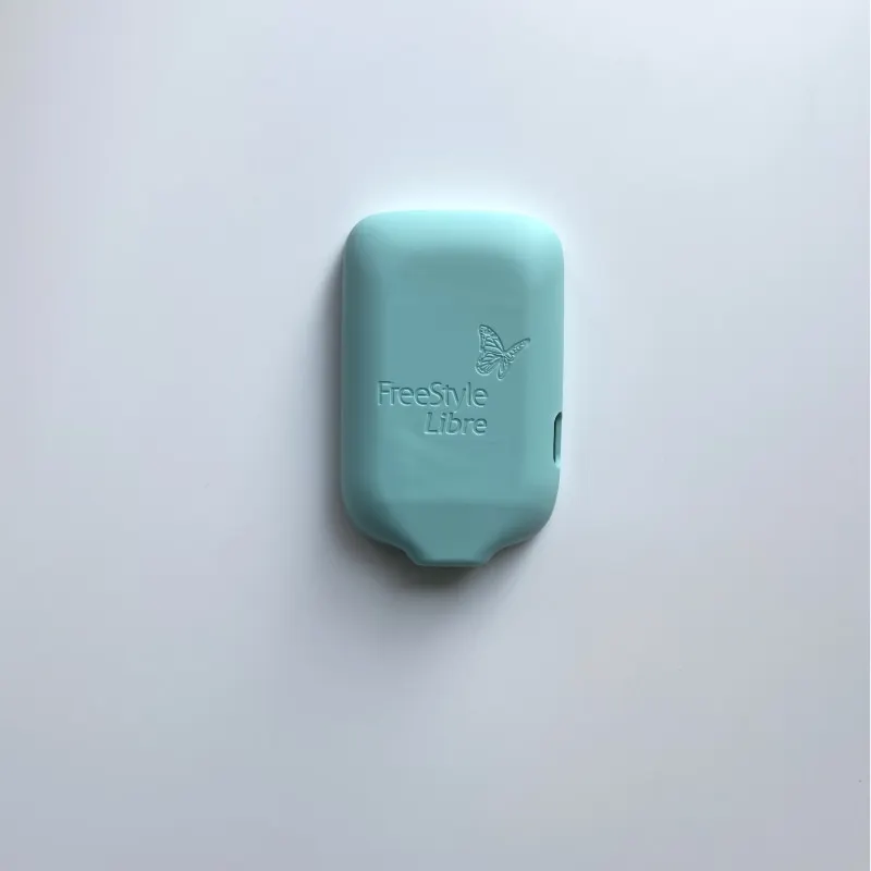 Instant เลือดกลูโคสการสแกน Tester Sensor Test กระดาษ Probe ป้องกันซิลิโคนฝาครอบ Anti-Fall กันน้ำ Shelll