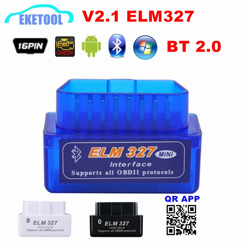 OBD SCAN ELM327 V2.1 Works Android Torque Multi-Function OBD2 16Pin Code Reader Car Diagnostic Tool BT 2.0 ELM 327