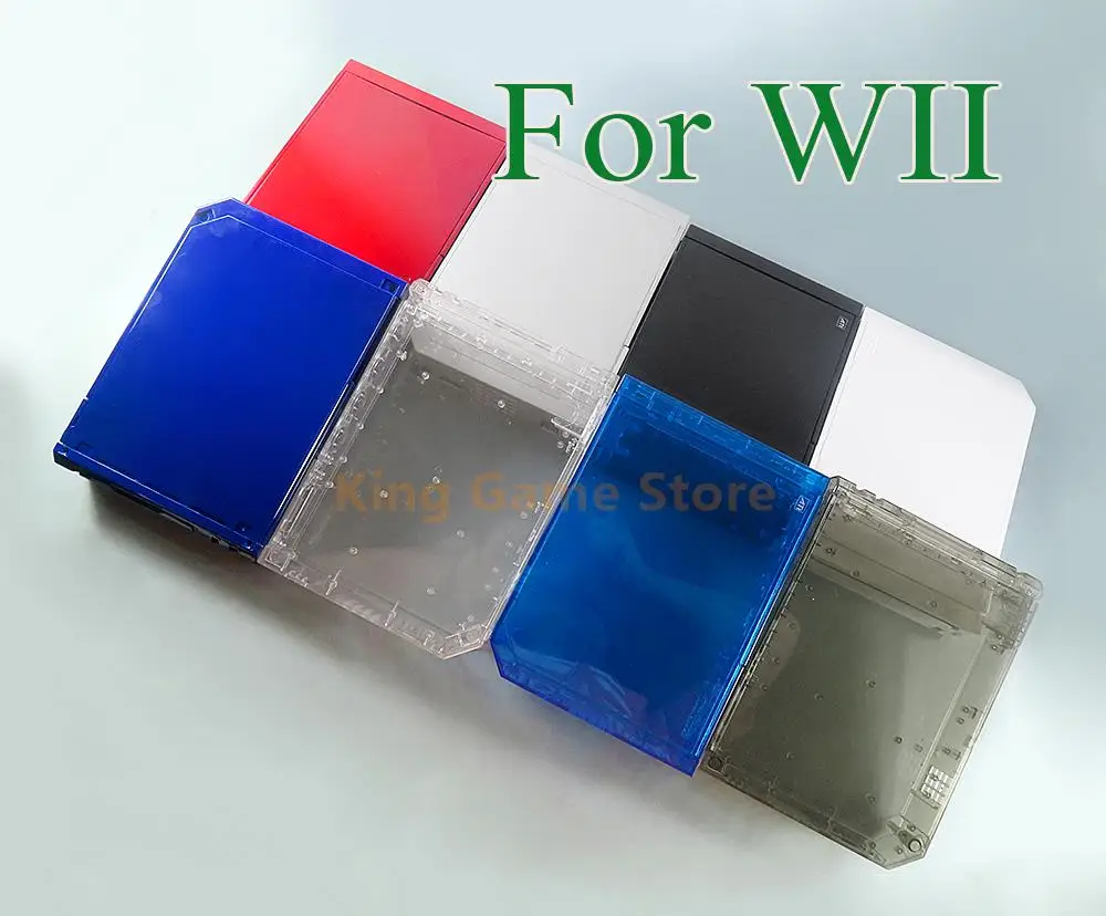 

3sets Full Housing Shell Case Cover With Button for Nintend Wii With Retail Packing Cover Housing Case Shell for Wii Console