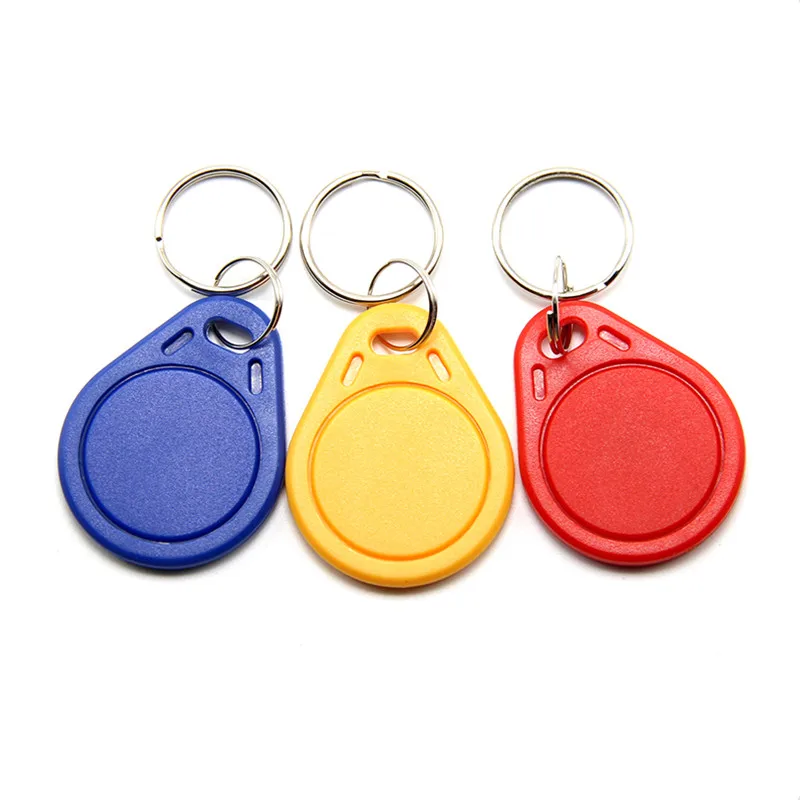 5pcs RFID IC keyfobs 13.56 MHz keychains NFC key tags ISO14443A M1 1k s50 token tag for smart access control system