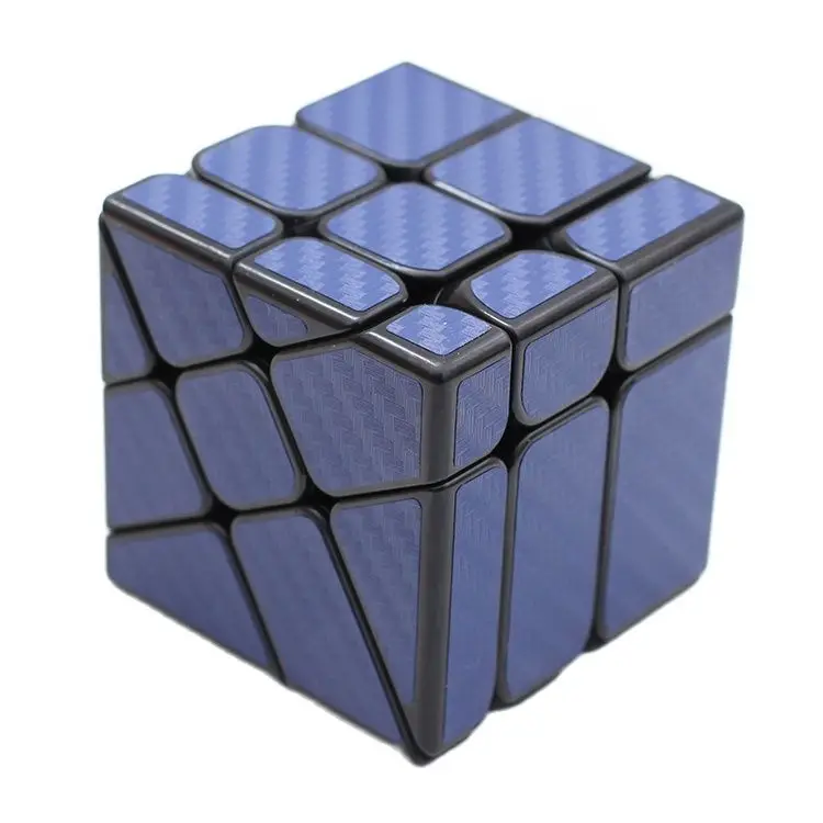MoYu MoFangJiaoShi 3X3X3 Windmill Fisher Cube Magic ปริศนา Professional คาร์บอนไฟเบอร์สติกเกอร์ Cubing ห้องเรียนของเล่นเพื่อการศึกษา