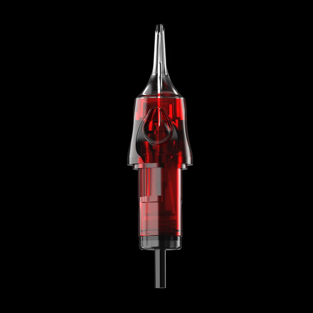 SOLONG CNC Tattoo Needle Cartridge Police Round Liner For Tattoos Machines Red Tattoo Needle 20pcs (0.30mm/0.35mm Needle) Stigma