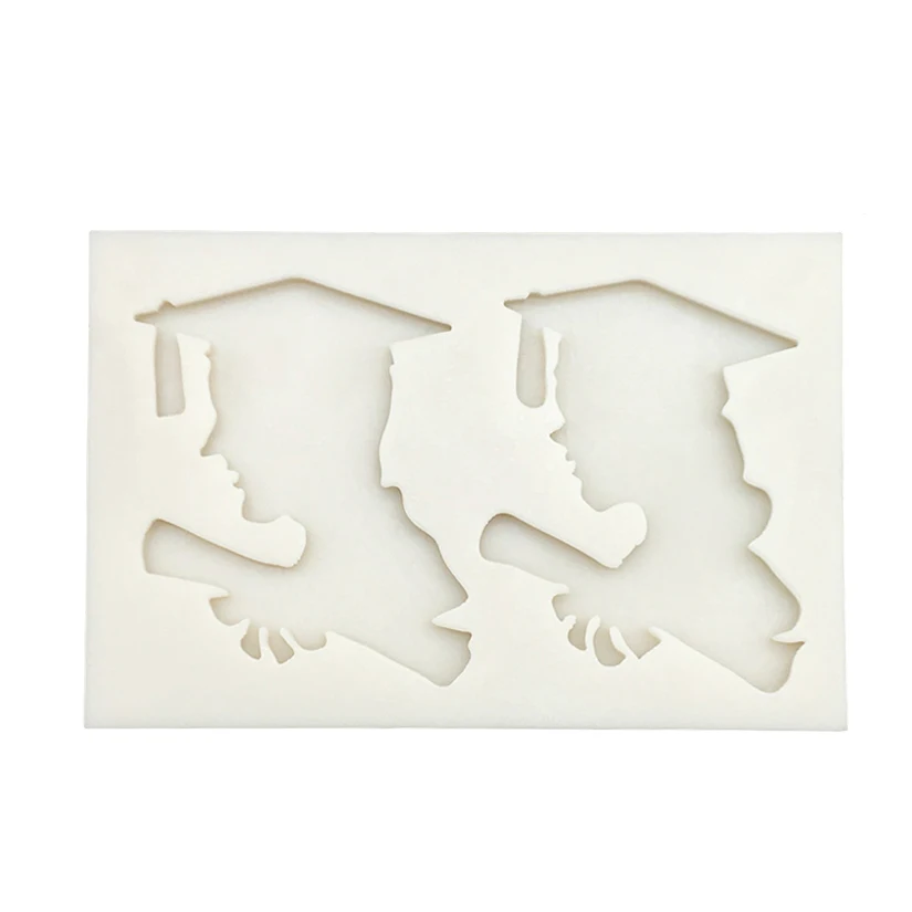 Dissertation Graduation Silicone Sugarcraft Mold Cookie Cupcake Chocolate Baking Mold Fondant Cake Decorating Tools