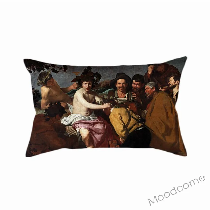 Diego Velazquez Spanish Painter Baroque Oil Painting Venus in Mirror Princess Home Decor Sofa Pillow Case Linen Cushion Cover