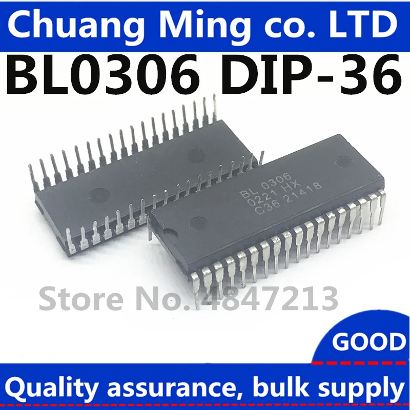 

Free Shipping 50pcs/lots BL0306 0306 DIP-36 Power amplifier reverberation chip