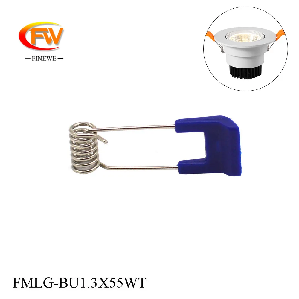 5pcs/lot Recessed Lighting Accessories Lamp Spring Clamp Fixed LED Panel light Spotlight Spring Snap Wholesale