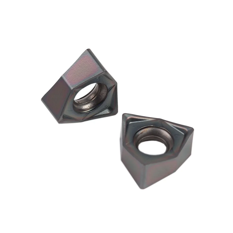 WNMU040408-GM SK816 Высококачественная цветная двухсторонняя Шестигранная карбидная вставка с быстрой подачей фреза токарные инструменты с ЧПУ