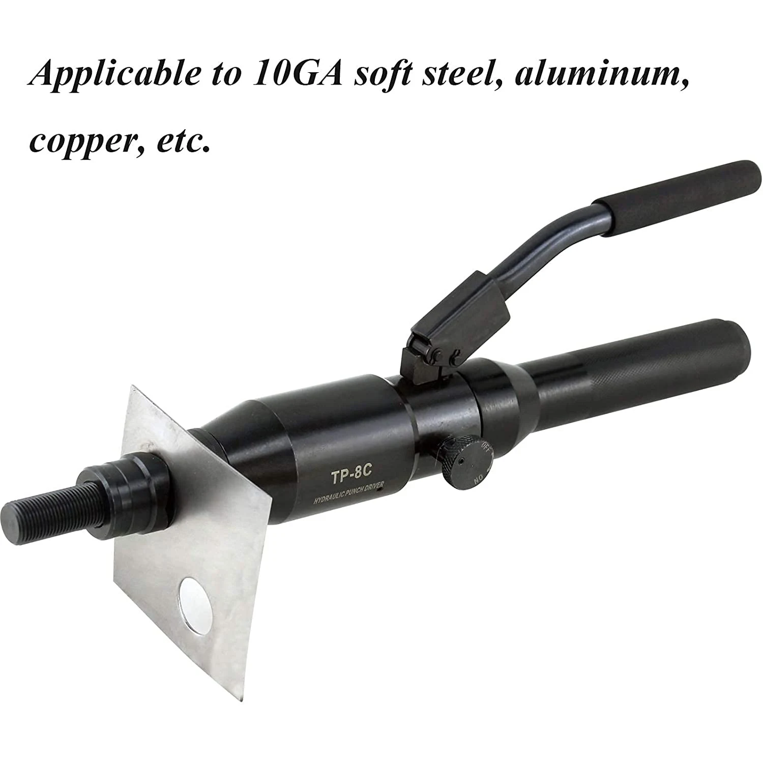 iGeelee Hydraulic Hole Digging Tool Hydraulic Hole Making Tool TP-8C can punch 22.5-61.5mm in the 3.5mm mild steel