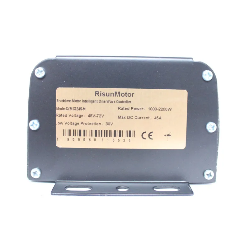 RisunMotor-CONTROLADOR DE VELOCIDAD programable inteligente para bicicleta eléctrica, dispositivo con función regenerativa, 36V/48V/60V/72V, 1000W-2000W, 45A