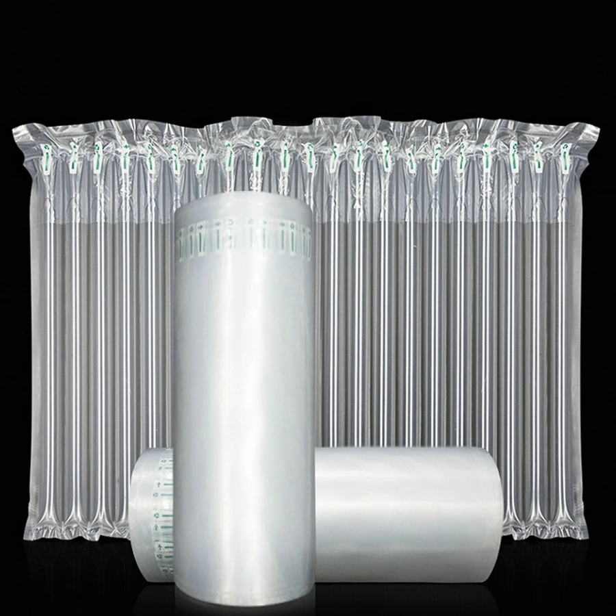 50M Inflatable Air Buffer Plastic Packaging Bump Filling Air Column Protective Bubble Bag Anti-Pressure Shock Express Mail Bags