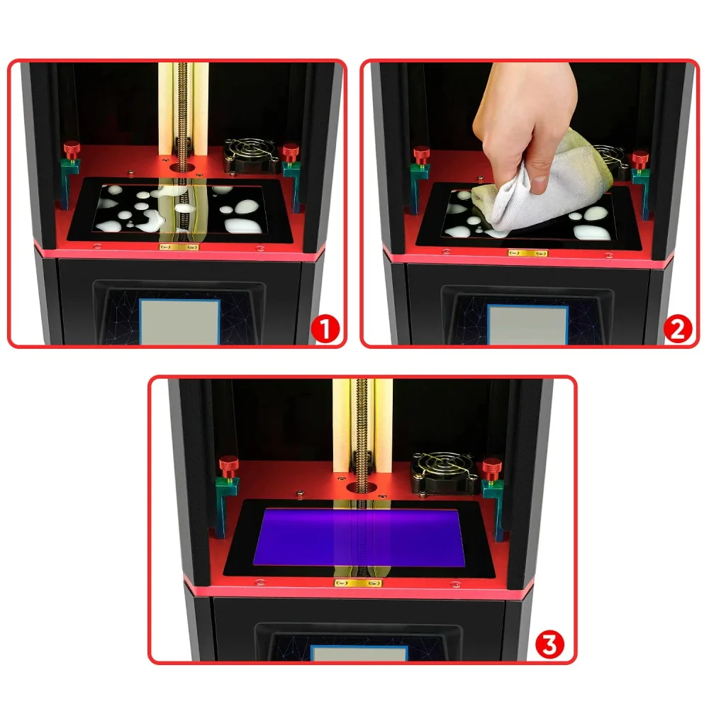 Sovol 2 Pack Resin Resistant Stick On Gasket for 5.5 Inch Resin 3D Printer Screen Film QIDI 5.5s Tech Elegoo Mars Photon Mono M3