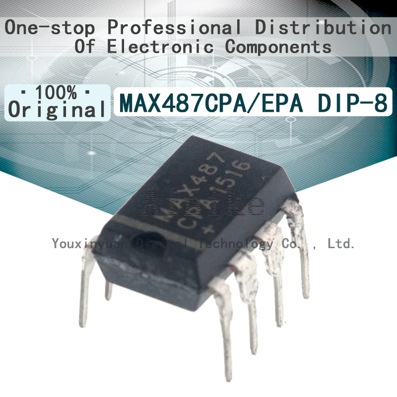 

10 шт., новый оригинальный трансивер MAX487 MAX487CPA MAX487EPA DIP-8, чип UBT IC