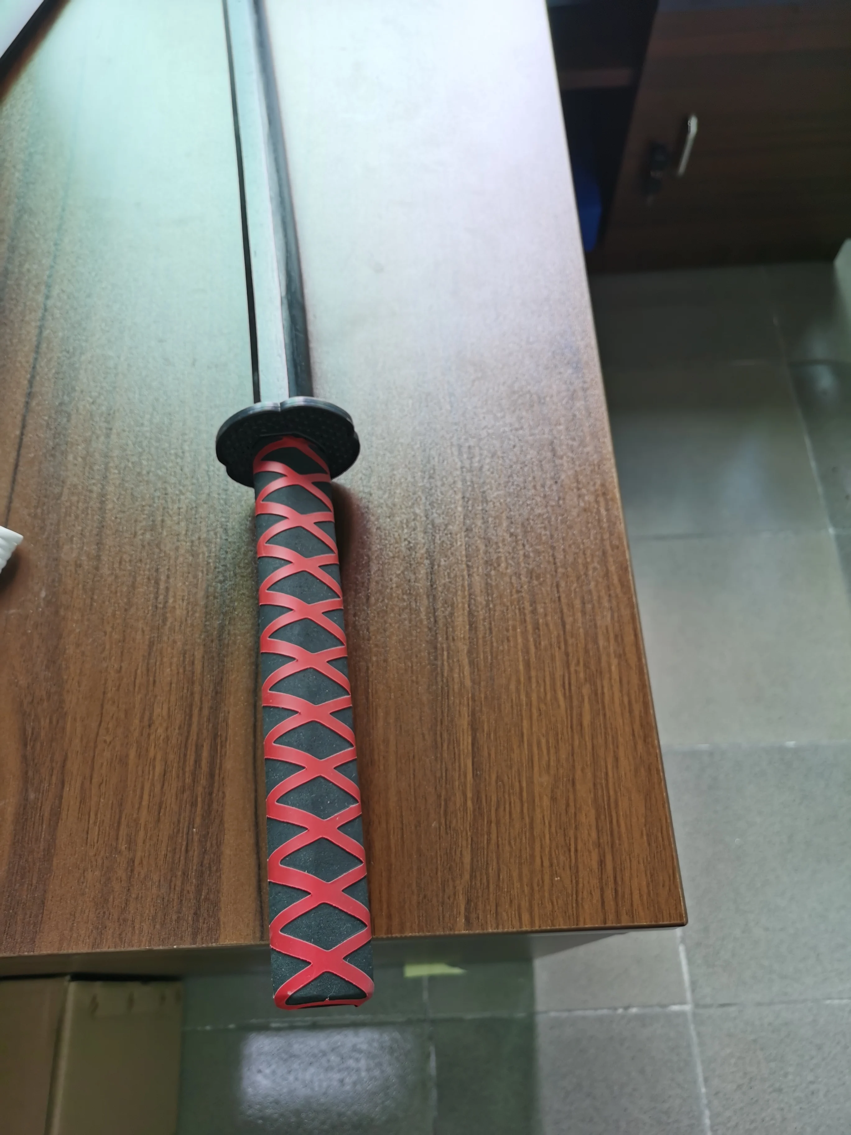 مقبض قضيب الصيد الرائع ذو اللونين على شكل مقياس سمك أنبوب الانكماش الحراري، غطاء قضيب الصيد، حزام لف قضيب الصيد