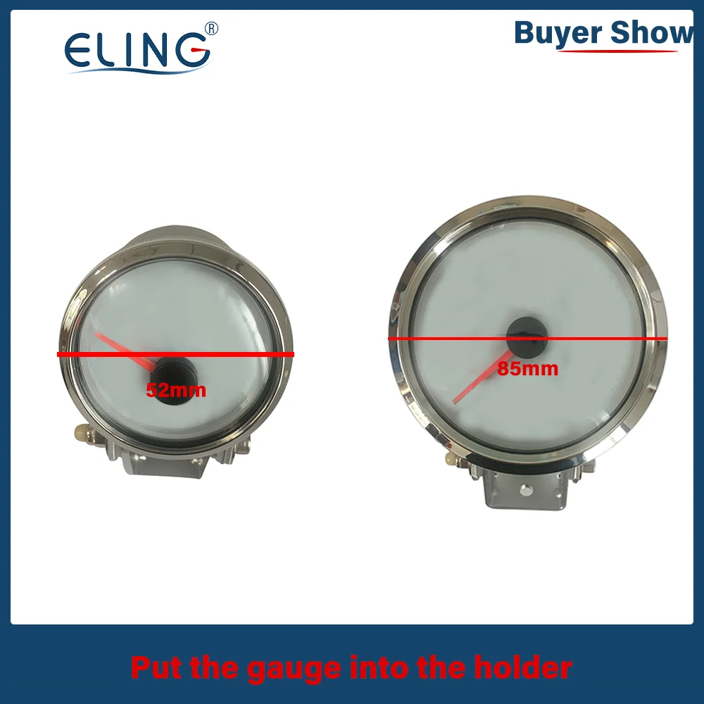 KUS Aluminium Gauge Holder for 52mm or 85mm Dimension KUS Gauge Meter Speedometer Tachometer Voltmeter