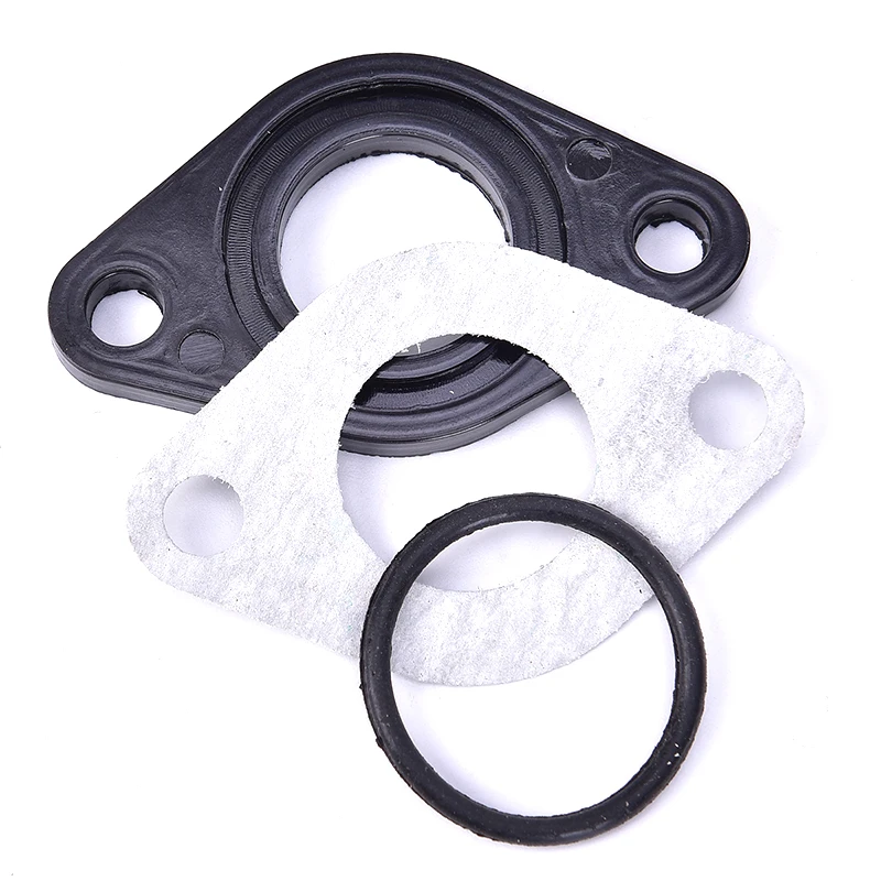 Bike Carburetor Carb Manifold Intake Pipe Gasket Spacer Seal 19mm Plastic High quality Very Durable For Pit Dirt 110cc 125cc