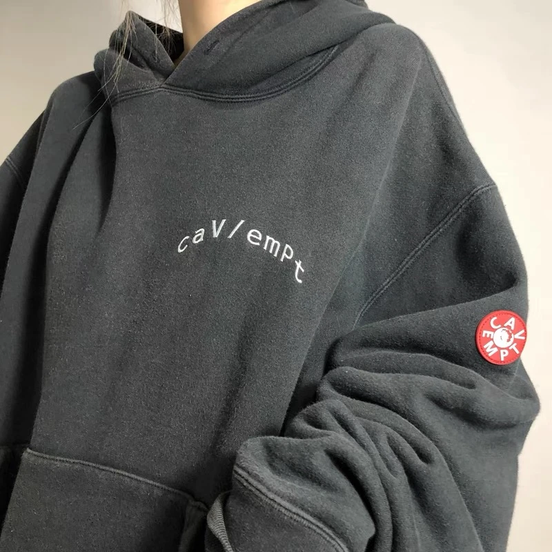 Best Quality 2021fw CAVEMPT C.E Fashion Crewneck Men 1:1 Heavy Fabric Sweatshirts Unisex Cav Empt Women Hoodies Men Clothing