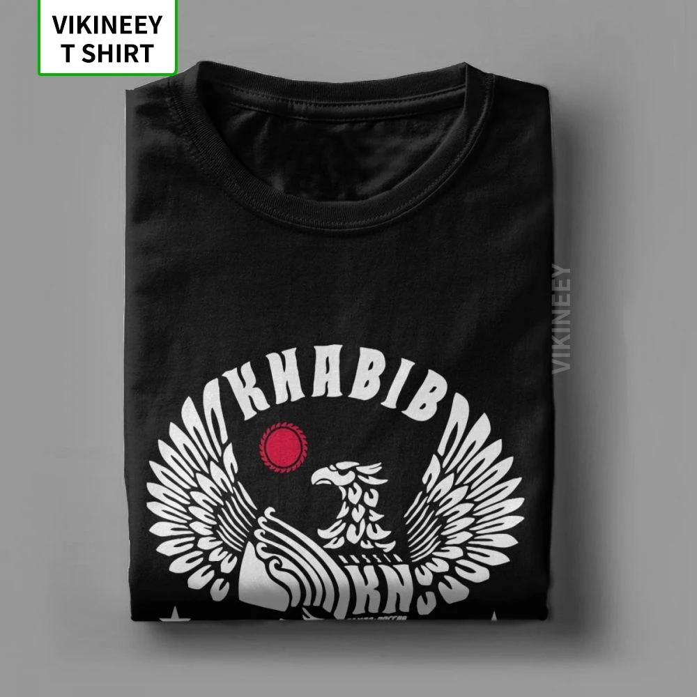 Khabib Nurmagomedov Legacy Men T Shirt Eagle MMA Funny Cotton Short Sleeve Tees O-Neck T-Shirt Graphic Clothes Plus Size Tops