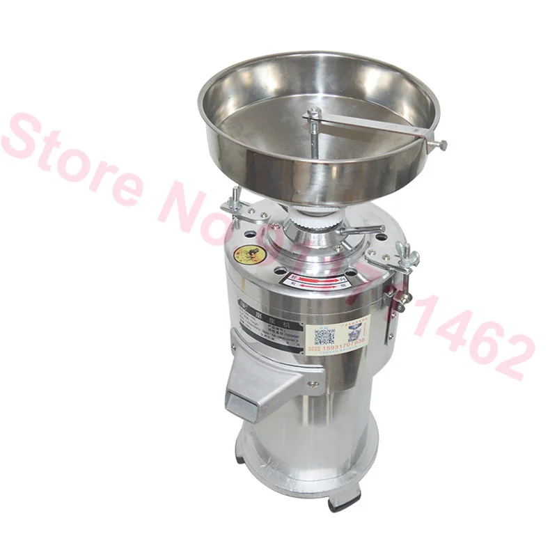 Small Household Peanut Butter Machine Grinder Electric Sesame Maker 15KG /h Commercial Nut Pistachio Sesame Pulping Machine