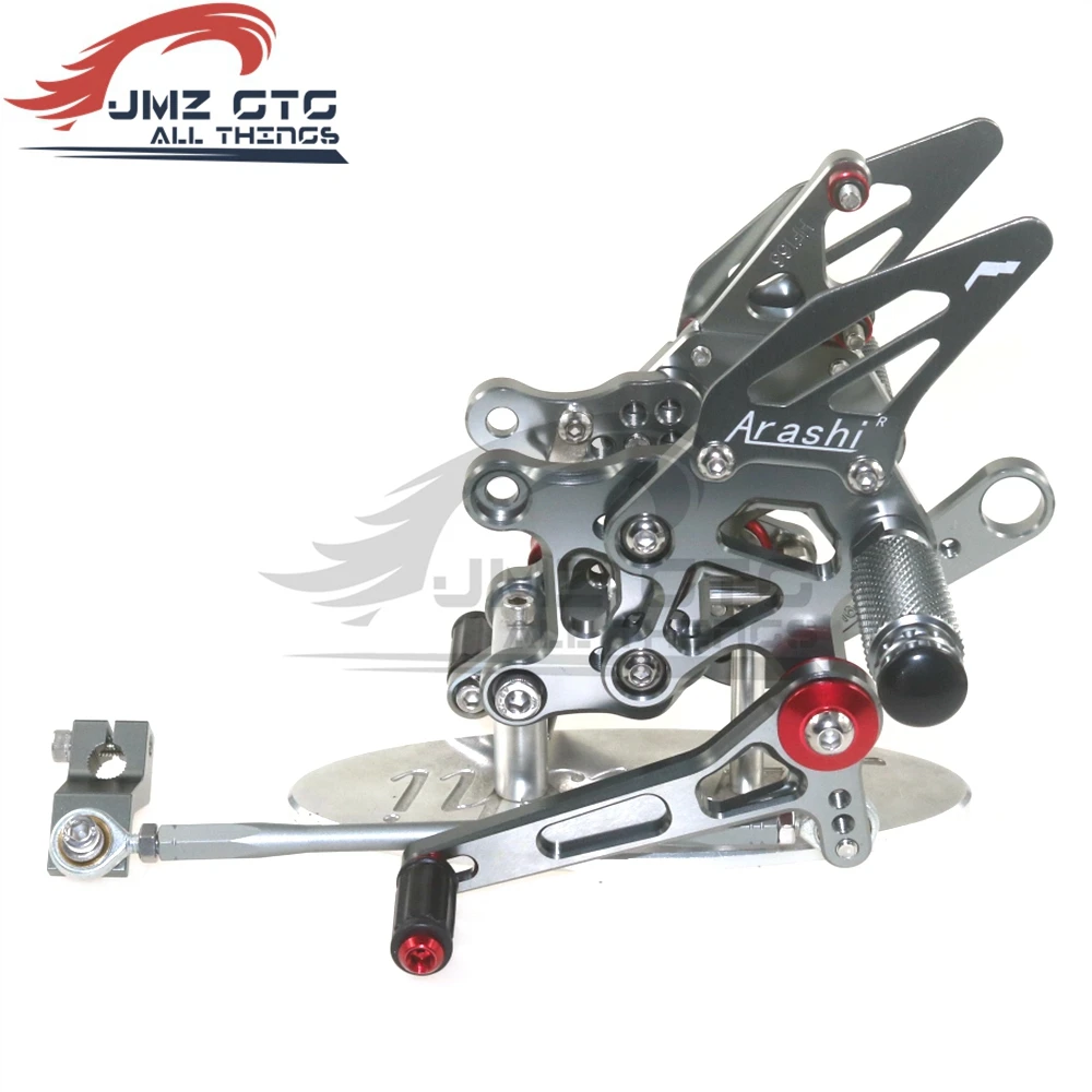 Motorcycle CNC Adjustable Rear Set Rearsets Footrest Foot Rest For Aprilia RSV4(RFACTORY)APRC ABS 2009-2012