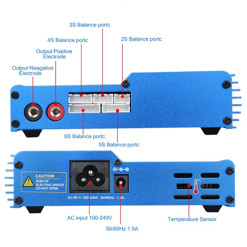 IMAX B6AC 80W Multifunction Intelligent Balance Charger Lithium battery / Ni-MH Battery Charge Used for Aircraft Car Ship Model