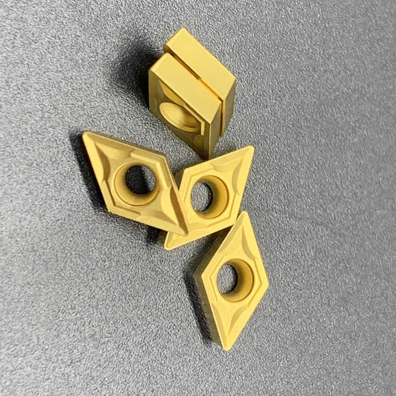 DCMT070208 VP15TF US735คุณภาพสูง Alloy Blade ทรงกระบอกเครื่องมือ CNC DCMT 070208 UE6020ตัดคาร์ไบด์แทรก