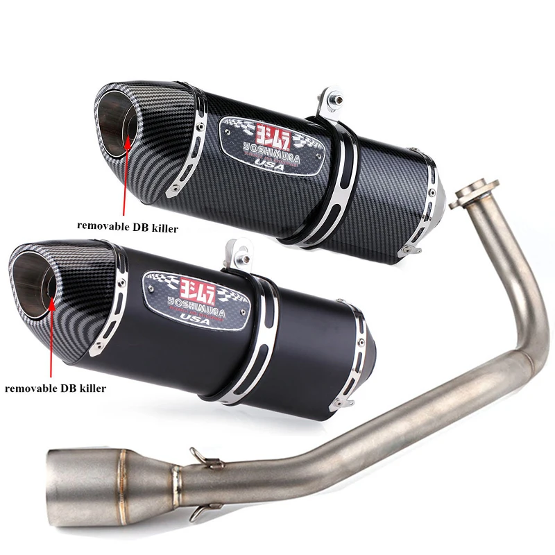 PCX 125 150 Slip on Full Exhaust system Yoshimura R77 Muffler Escape Moto DB Killer For  For Honda PCX125 PCX150 2018 2019 2020