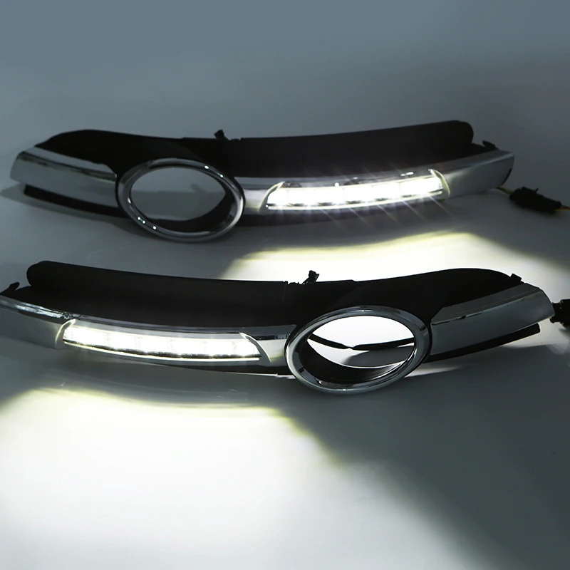 LED Daytime Running Light DRL Light Fog Lamp Cover For Audi A6L A6 C6 2005-2008 For Quattro RS Cabriolet Allroad Front