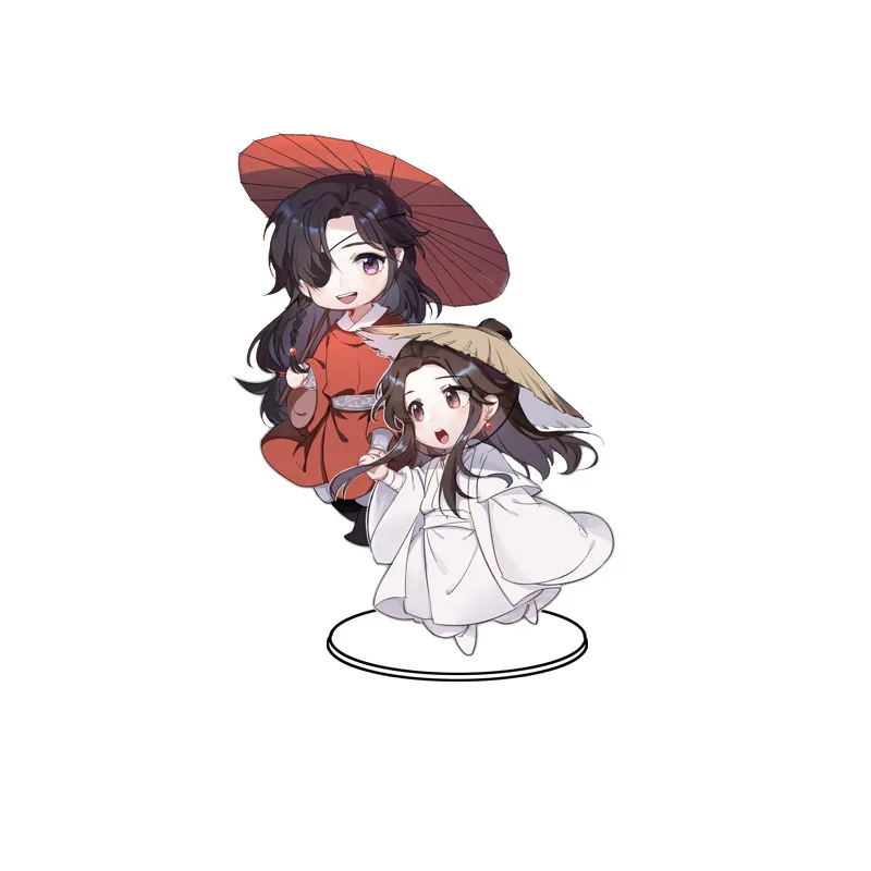 

Chinese Style Cartoon Plastic Character Kawaii Card Desktop Decoration, Student Stationery Gifts Heaven Tian Guan Ci Fu Xie Lian