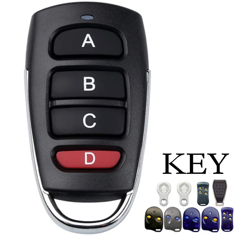 KEY Garage Opener Remote Control For KEY 900 TXB 42 TXB 42N TXP 42 TXP 42N Gate Command Transmitter 433.92MHz Fixed Code