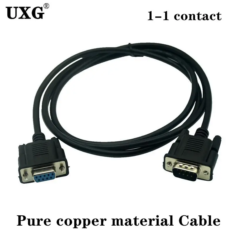 1PC High Quality Serial RS232 9-Pin Male To Male & Female DB9 9-Pin PC Converter Extension Wire Cable Cord 0.5m 1.5m 3m 5m 10m