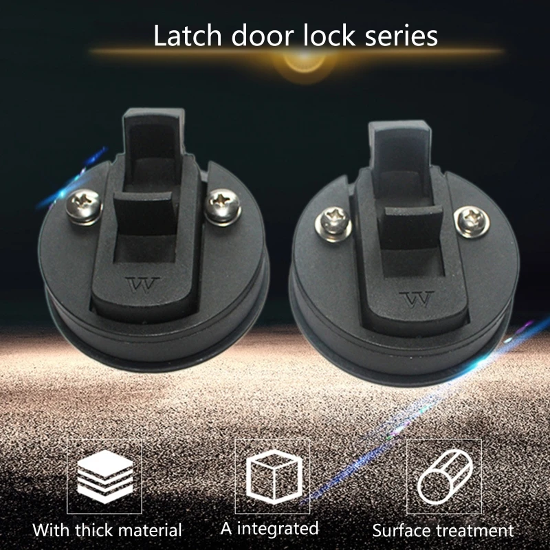 2" Round Locking Flush Pull Latch Replacement Plastic For RV Marine Boat Southco for Hatch Door Cabinet Hardware on RV Boat