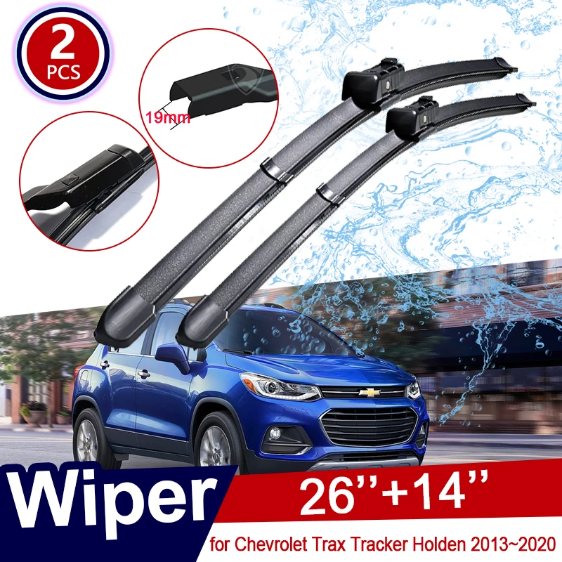 

Car Wiper Blades for Chevrolet Trax Tracker Holden 2013~2020 Accessories 2014 2015 2016 2017 Front Window Windshield Windscreen