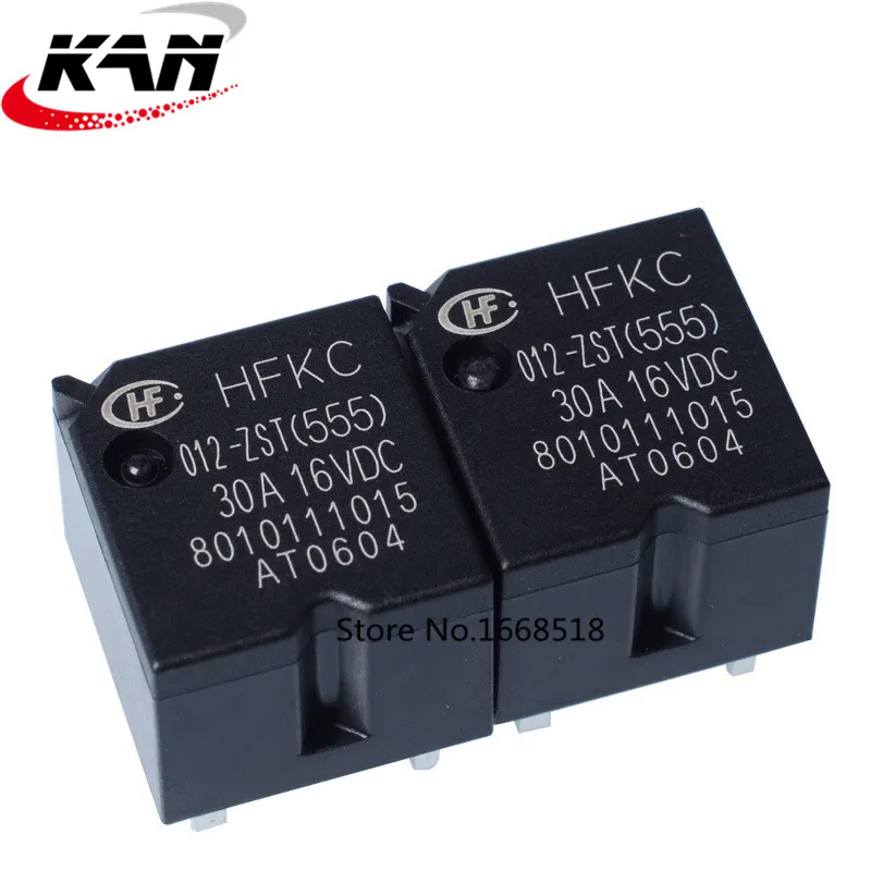 Original HFKC 012-ZST (555) 5pcs SAME AS TYCO V23086-C1001-A403 5PINS 30A 12VDC Automotive Relays