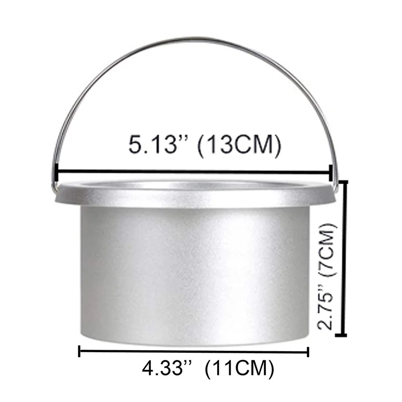 Aquecedor elétrico de cera dupla, aquecedor de parafina, depilador facial duplo para remoção de pelos, spa, depilador de cera a cera