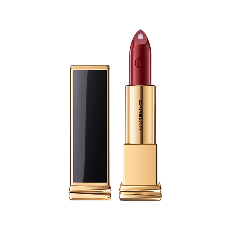 CY CARSLAN Luxury Pet Double Core Lipstick Positive Red Color Lasting Nourishing Lipstick Free Shipping