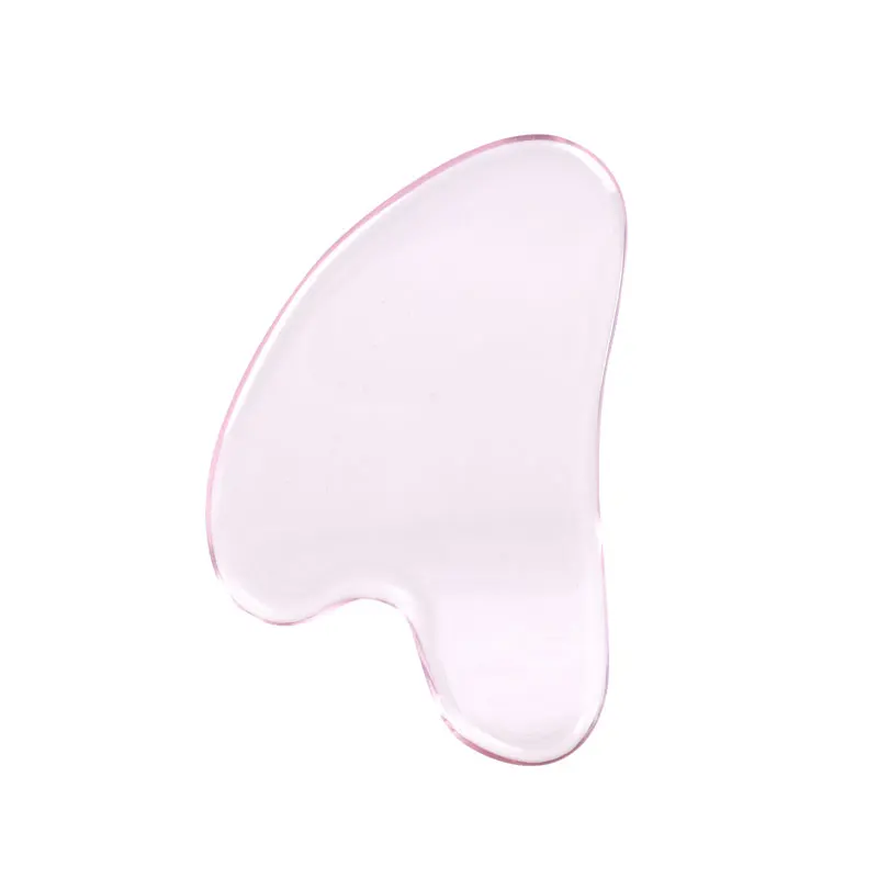 Natural Massage Jade Roller Gua Sha Stone Board Rose Quartz Guasha Plate Massager Scrapers Tools For Face Eyes Neck Back Body