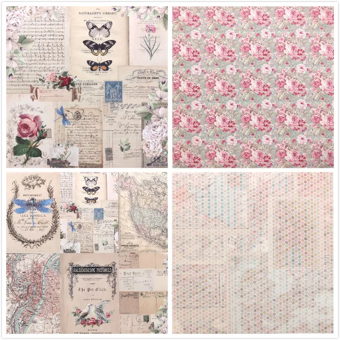 KSCRAFT 12 Sheets Memories Scrapbooking Pads Paper Origami Art Background Paper Card Making DIY Scrapbook Paper Craft