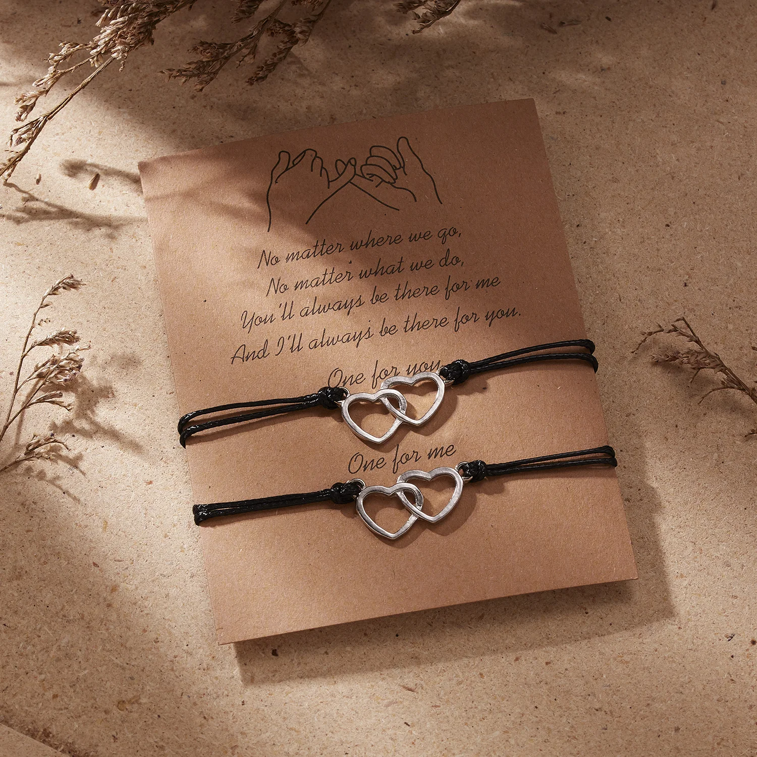 2 teile/satz Charme Paar Freundschaft Armband Liebe Herz Daisy Vulkanischen Stein Perle Armreifen Armband Für Frauen Männer Glück Merk Schmuck – Detail 32