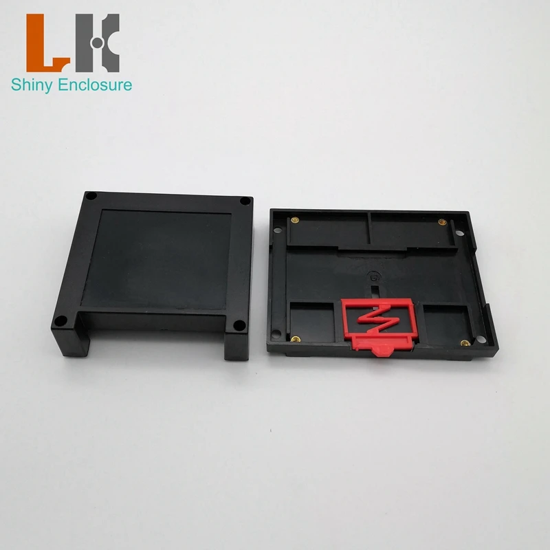 LK-PLC02 Industriële Plastic Instrument Din Rail Shell Plc Behuizing Box Case 115x90x40mm
