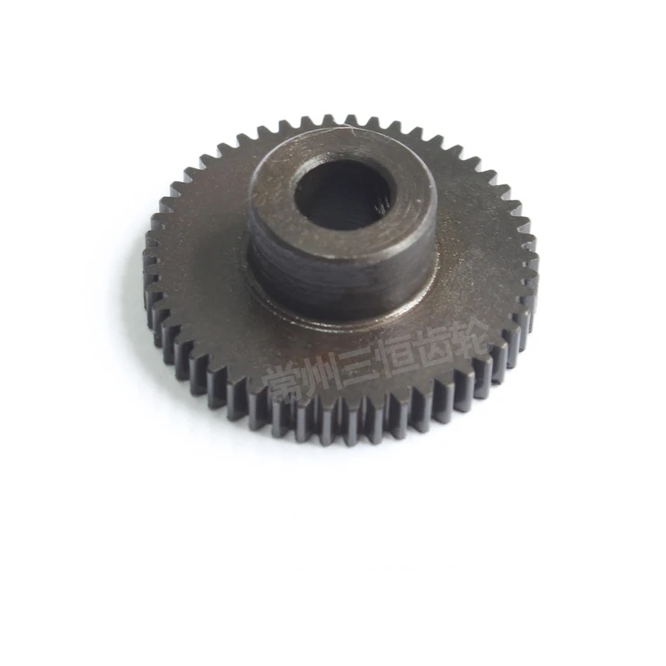 0.5 Modulus Spur Gear 50 Tooth Aperture 4/5/6 Top Wire Hole M3 45 Steel Metal Gear