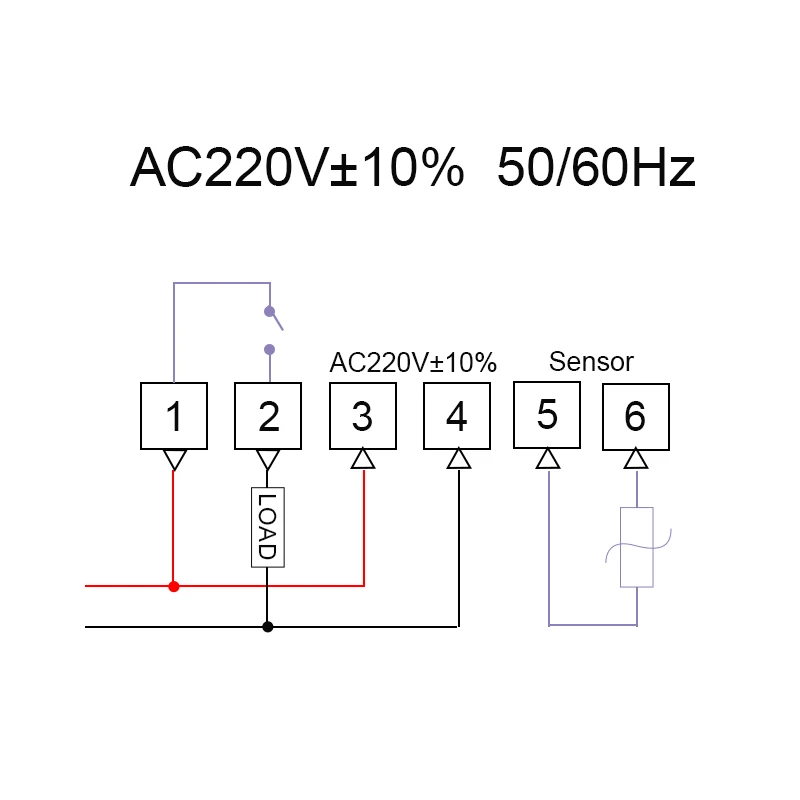 Digital Thermostat Temperature Controller AC  220V 30A Thermostat Control -30~300 Celsius Red LED + 2m NTC Sensor