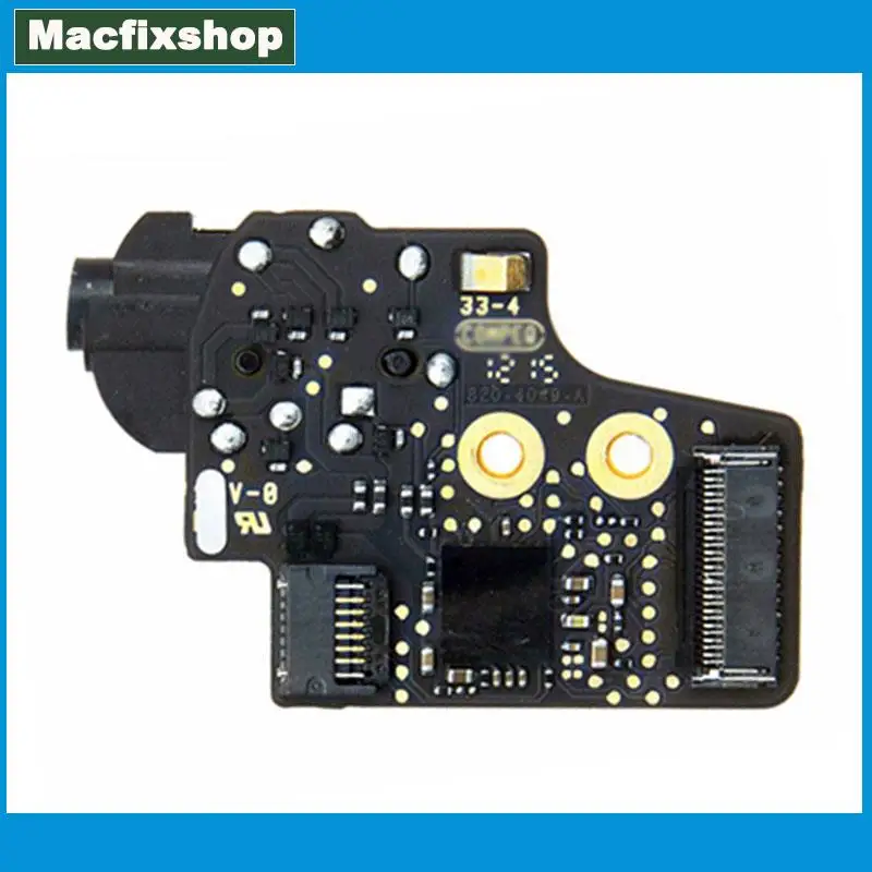 Original Laptop A1534 Headphone Audio Jack Board 2015 2016 2017 820-4049-A For MacBook Retina 12