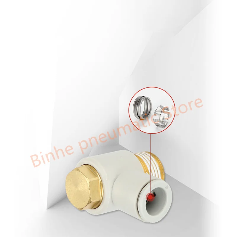 Outer Screw Straight Pipe Quick Insert Joint Pneumatic Components KQ2V04-M5A/KQ2V04-01AS/02AS，KQ2V06-M5A/KQ2V06-01AS/KQ2V06-02AS